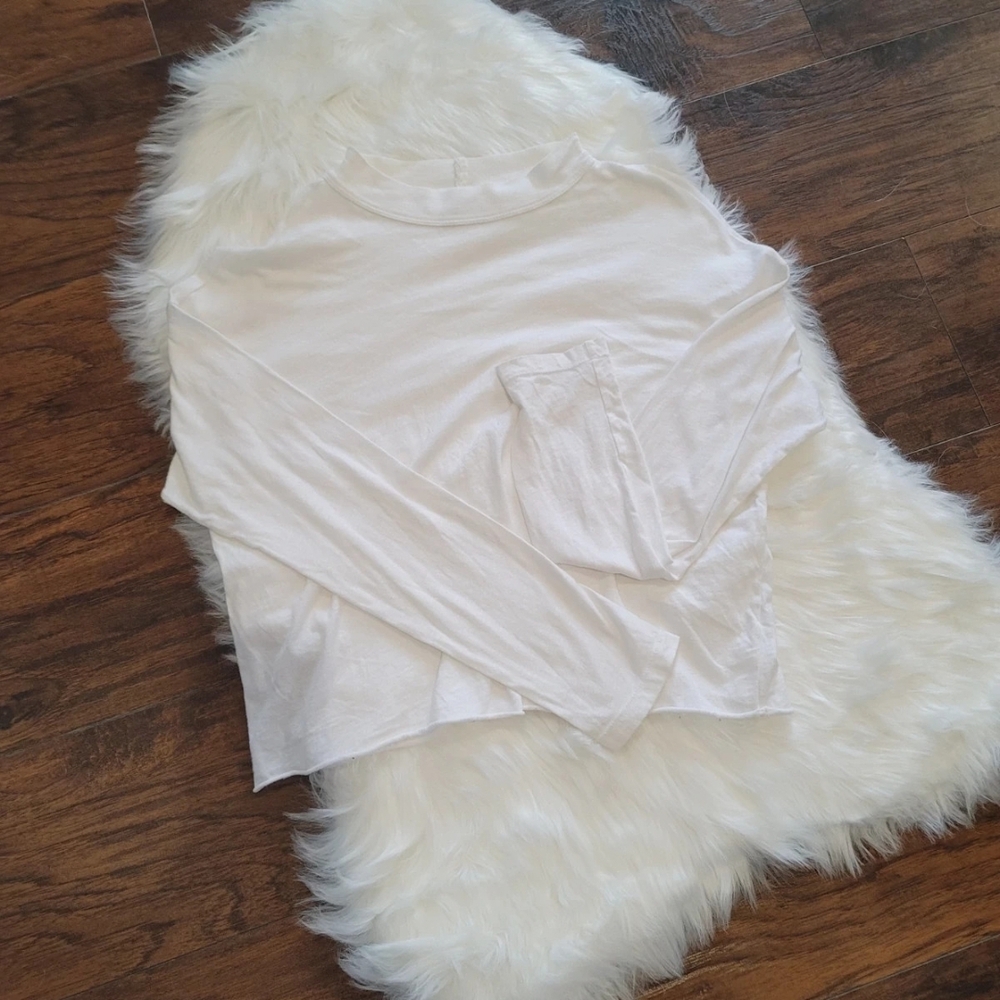 Aerie White Long Sleeve Top
